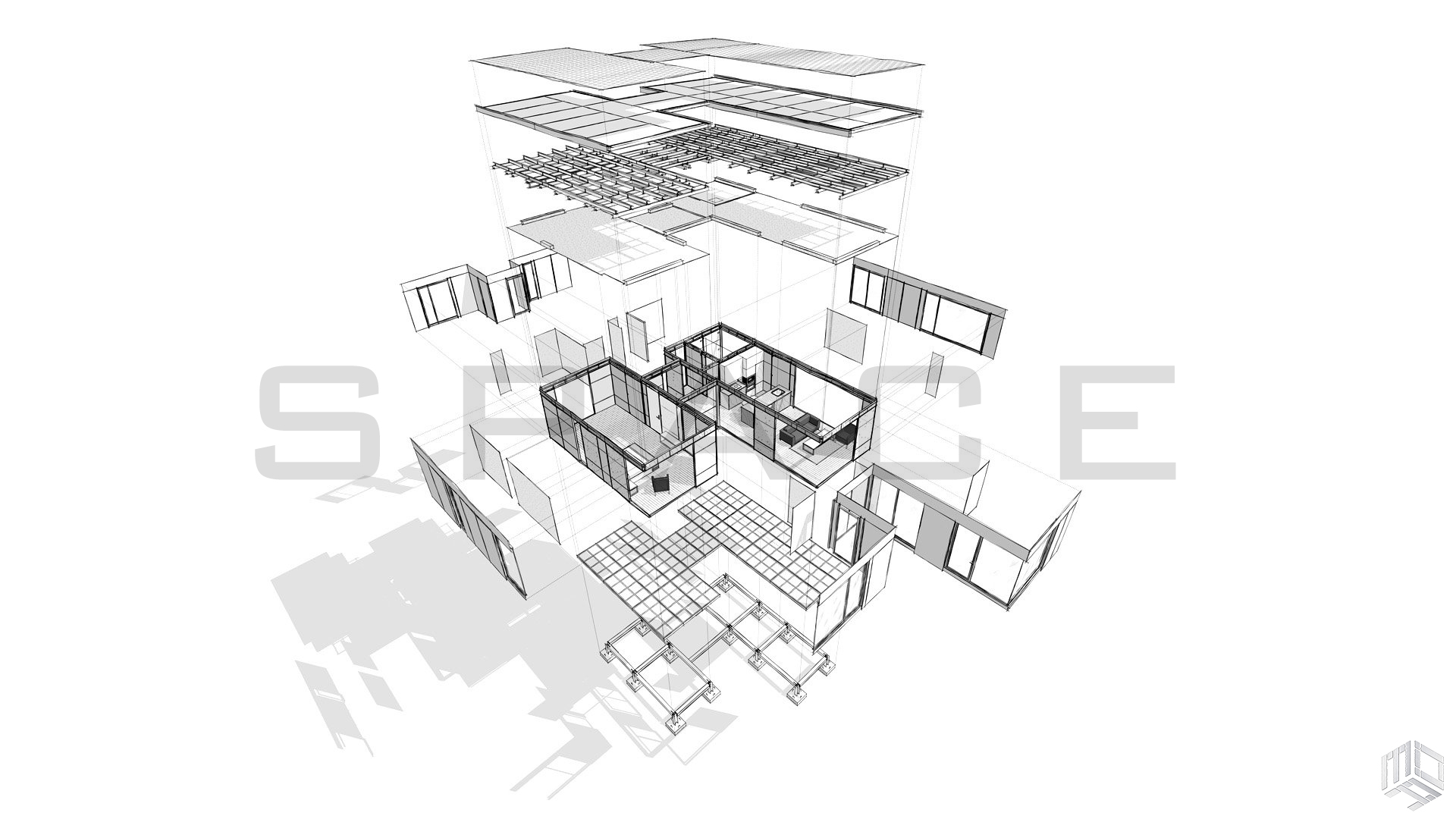 Các cấp độ modun hình thành nhà space